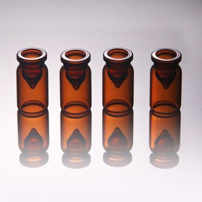 Glatte kleine Glasphiolen 3ml Bernstein Glas Medicine Bottles