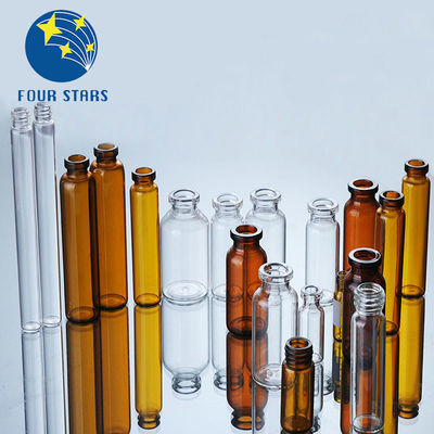 Bernstein Screw Cap Fläschchen Neutral-Borosilicat-Glas des freien Raumes 10ml