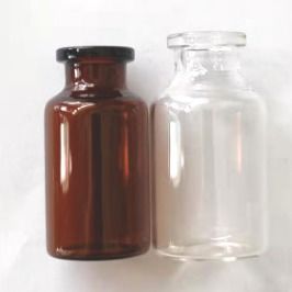 Glasphiolen-leeres Glas Vial With Rubber Stopper der Pulver-Sammlungs-25ml
