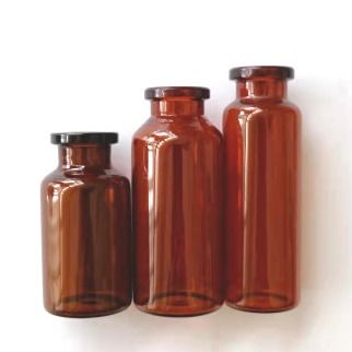 Kleine Bernstein Glas Rohr Fläschchen 2ml-50ml Aqls planieren