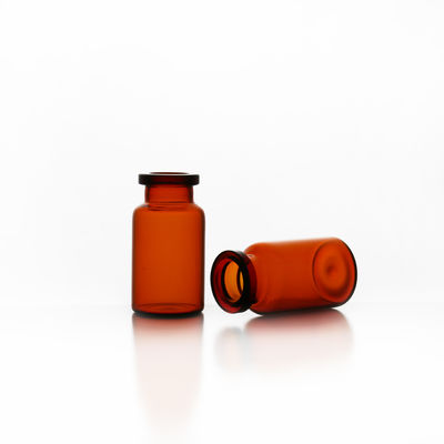 Amber Glass Vials Customized Logo, die im Karton-Kasten MOQ 1000 Stücke verpackt