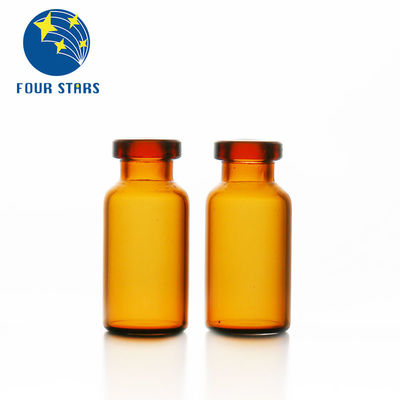 Röhreninjektionsflaschen des pharmazeutischen 2ml 5ml 7ml 10ml 15ml 20ml 30ml Braunglases freien Raumes