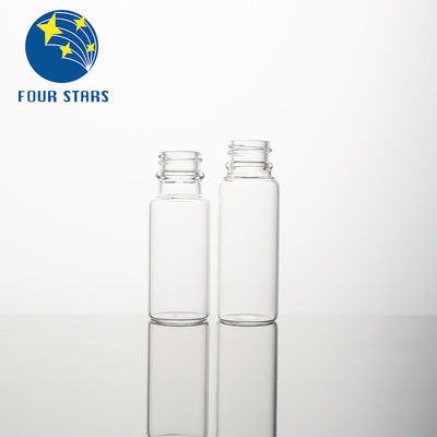 Klare Glasphiolen-kleine Schrauben-Hals-Phiolen Bernstein Pharmazeutiks 30ml mit Plastikkappe