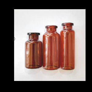 Neutrales Borosilicat-Bernstein Glas Fläschchen Small Glas-Tablettenfläschchen ODM
