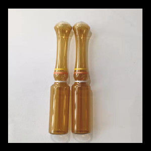 Transparente Bernstein Leer Glas Glühbirnen 10ml für Einspritzung