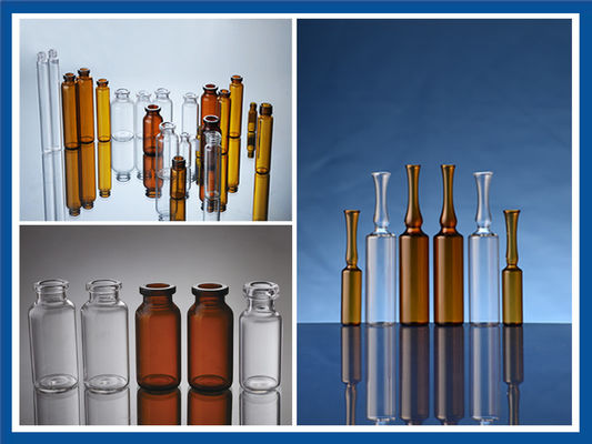 Medizinische Glasinjektionsflaschen 0.1oz für pharmazeutischen Gebrauch